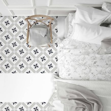 Demeter Grey Patterned Porcelain Tile