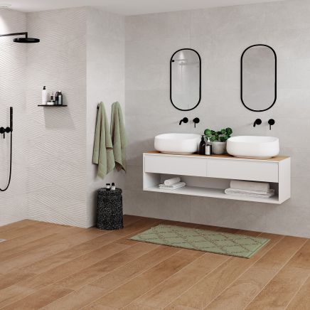 Wykeham Brown Wood Effect Porcelain Tile