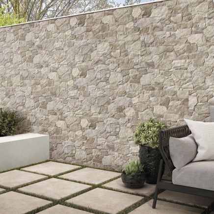 Taurus Beige Textured Stone Porcelain Tile