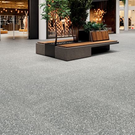 Kipling Grey Terrazzo Stone Porcelain Tile