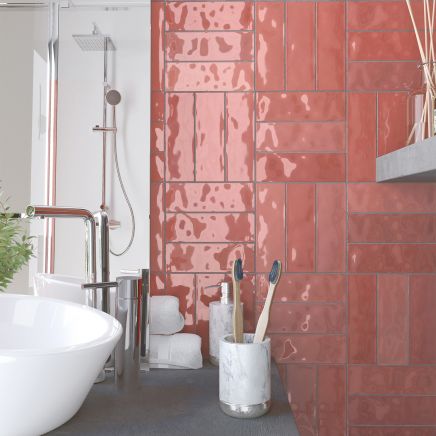 Norway Red Porcelain Brick Tile