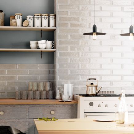 Vargas Grey Ceramic Brick Tile