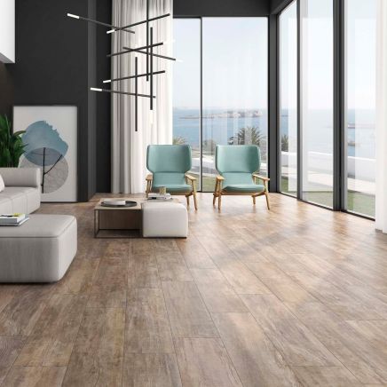 Riga Natural Wood Effect Porcelain Tile