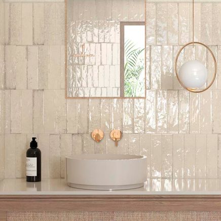 Benedict Beige Porcelain Brick Tile