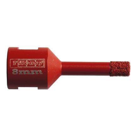 Tileasy Dry Angle Grinder Drill Bit - 8mm | Tile Drill Bit & Hole Cutter