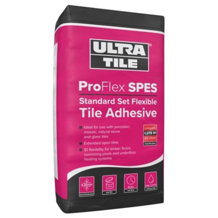 UltraTile ﻿ProFlex SPES White Flexible Wall & Floor Adhesive | Tile Adhesive