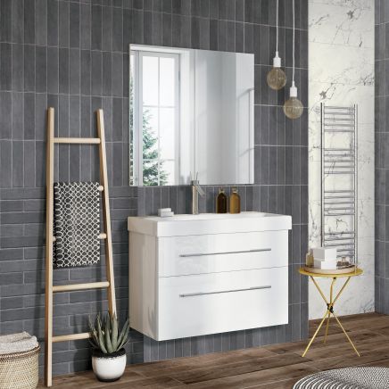 Titan Grey Stripe Ceramic Tile (600x300mm) | Go Tiles