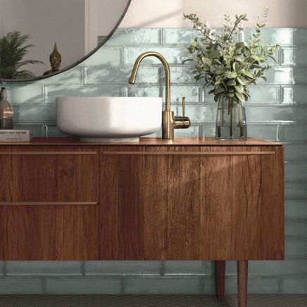 Vargas Glass Ceramic Brick Tile (300x75mm) | Go Tiles