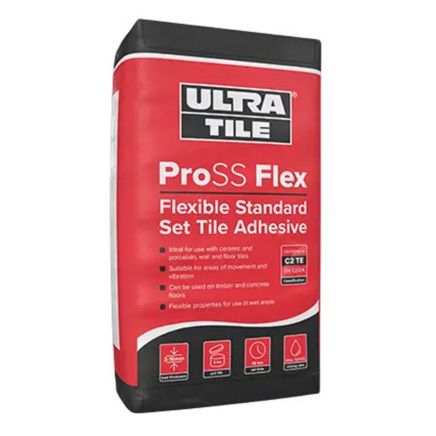 UltraTile ProSS Flex White Wall & Floor Adhesive - 20kg | Tile Adhesive 