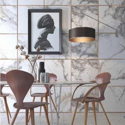 Calacatta White Multi Marble Polished Porcelain Tile (600x600mm) | Go Tiles