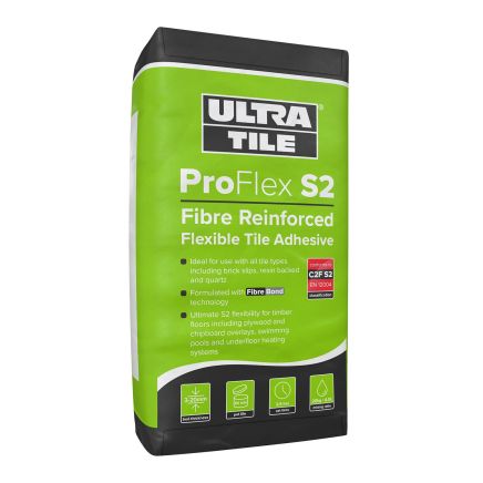 UltraTile ﻿ProFlex S2 White Highly Flexible Wall & Floor Adhesive | Tile Adhesive