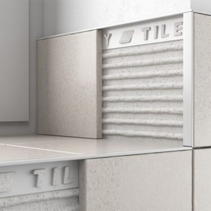 Tileasy Plastic 12mm White Tile Trim | Tile Edging