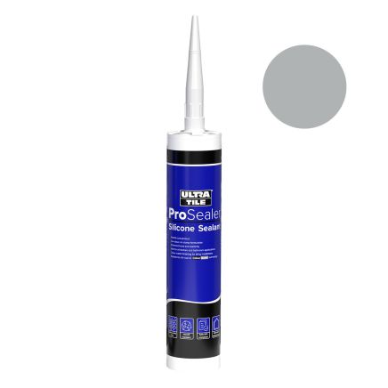 UltraTile ﻿ProSealer Silicone Sealant - Silver Grey | Tile Sealant & Silicone