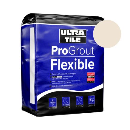 UltraTile ﻿ProGrout Flexible Jasmine Grout | Tile Grout & Adhesive