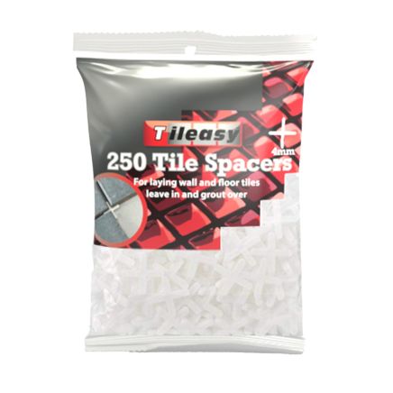 Tileasy 4mm Tile Spacers - Bag Of 250 | Tile Spacers