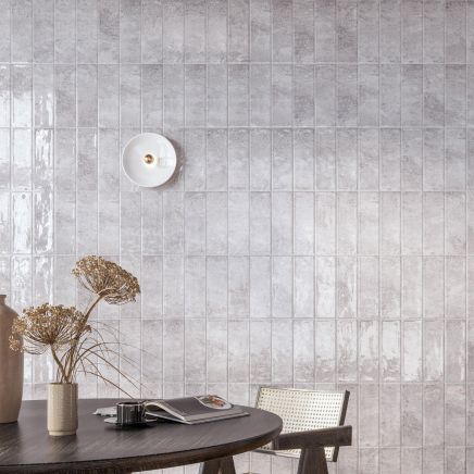 Lagon Grey Ceramic Brick Tile