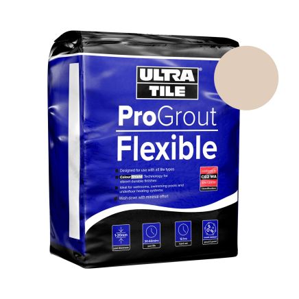 UltraTile ﻿ProGrout Flexible Bahama Beige Grout | Tile Grout & Adhesive