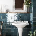 Benedict Blue Porcelain Tile (150x150mm) | Go Tiles