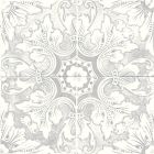 Amaya Grey Matt Patterned Porcelain Tile (200x200mm) | Go Tiles