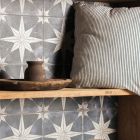 Hydra Blue & White Patterned Ceramic Tile (450x450mm) | Go Tiles