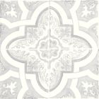 Amaya Grey Gloss Patterned Porcelain Tile (200x200mm) | Go Tiles