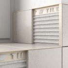 Tileasy Plastic 12mm Jasmine Tile Trim | Tile Edging