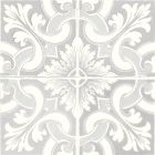 Amaya Grey Gloss Patterned Porcelain Tile (200x200mm) | Go Tiles