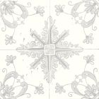 Amaya Grey Matt Patterned Porcelain Tile (200x200mm) | Go Tiles