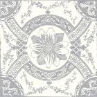 Amaya Grey Gloss Patterned Porcelain Tile (200x200mm) | Go Tiles