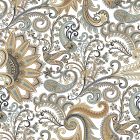 Quinn Beige Paisley Patterned Porcelain Tile (250x250mm) | Go Tiles