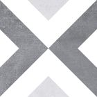 Palma Grey Geometric 1 Patterned Porcelain Tile (200x200mm) | Go Tiles
