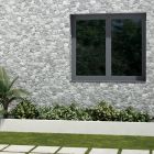 Taurus Grey Textured Stone Porcelain Tile (890x320mm) | Go Tiles