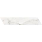 Coleridge White Marble Porcelain Chevron Tile (400x80mm) | Go Tiles