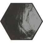 Benedict Black Porcelain Hexagon Tile (150x130mm) | Go Tiles