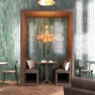 Benedict Green Porcelain Brick Tile (300x75mm) | Go Tiles