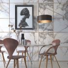 Calacatta White Multi Marble Polished Porcelain Tile (600x600mm) | Go Tiles