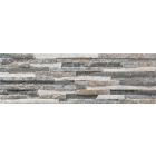 Drury Grey Textured Stone Porcelain Tile (520x170mm) | Go Tiles