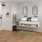 Wykeham Brown Wood Effect Porcelain Tile (1510x240mm) | Go Tiles