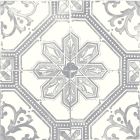 Amaya Grey Matt Patterned Porcelain Tile (200x200mm) | Go Tiles
