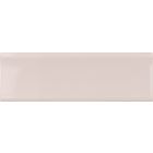 Vienna Concave Fair Pink Ceramic Brick Tile (200x65mm) | Go Tiles