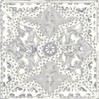 Amaya Grey Matt Patterned Porcelain Tile (200x200mm) | Go Tiles