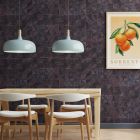 Sofia Dark Mauve Textured Ceramic Tile (750x250mm) | Go Tiles