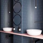 Avon Navy Ceramic Brick Tile (200x50mm) | Go Tiles