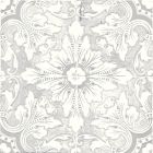 Amaya Grey Gloss Patterned Porcelain Tile (200x200mm) | Go Tiles