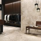 Hamburg Beige Stone Porcelain Tile (1000x1000mm) | Go Tiles