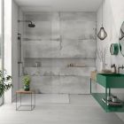 Gallo White Concrete Porcelain Tile (1200x600mm) | Go Tiles