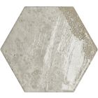 Benedict Grey Porcelain Hexagon Tile (150x130mm) | Go Tiles