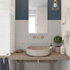 Bellever Soft Grey Matt Porcelain Brick Tile (200x65mm) | Go Tiles