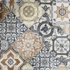 Amaya Beige Matt Patterned Porcelain Tile (200x200mm) | Go Tiles