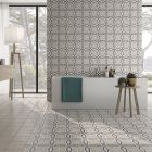 Egon Beige Patterned Porcelain Tile (185x185mm) | Go Tiles
